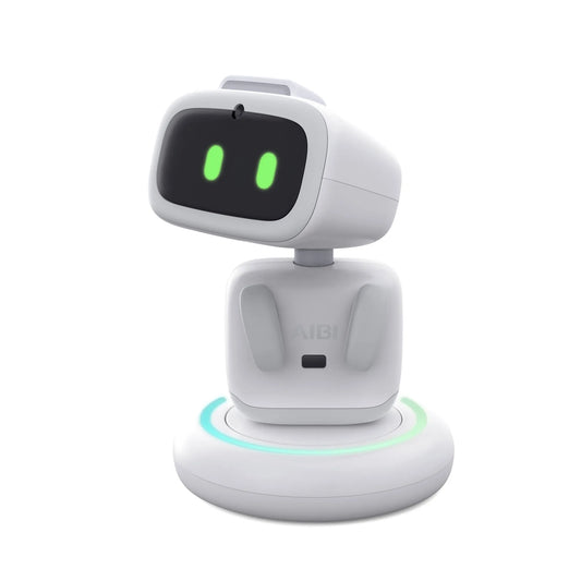 AI Pocket Wearable Robot, ChatGPT Powered AI Companion with Voice Commands, Emotional Interaction, Singing & Dancing, Magnetically Attaches to Anywhere, White | Pocket
