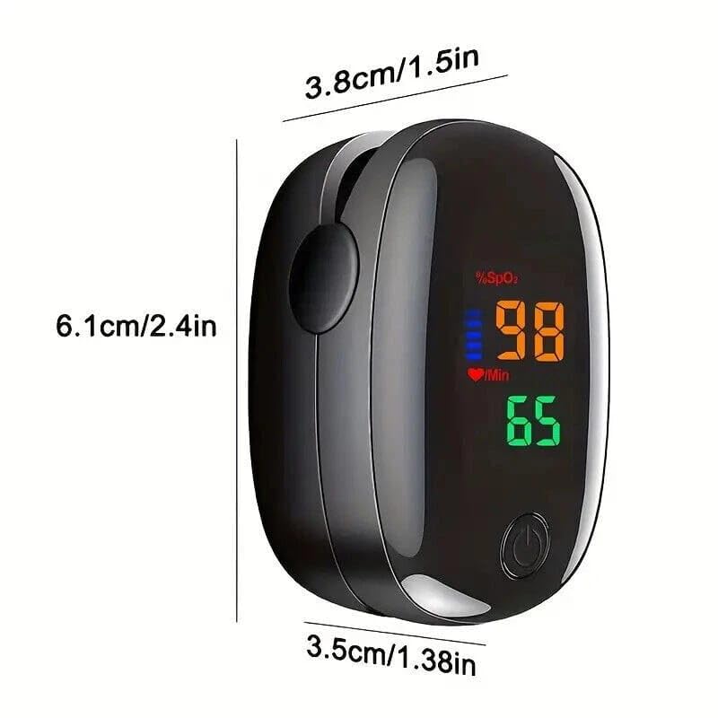 Finger Tip Pulse Oximeter with LED Display