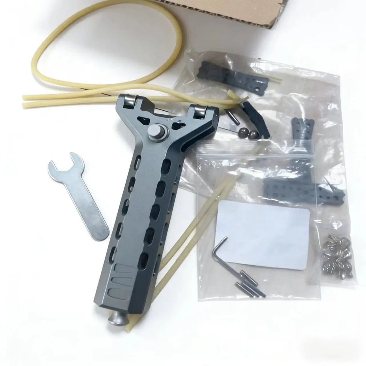 Auto Reload Alloy Slingshot (100 Steel Balls)