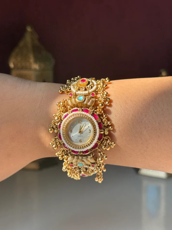Royal Kashmiri "Mastani" Antique Heritage Bracelet Watch(BUY 1 GET 1 FREE )