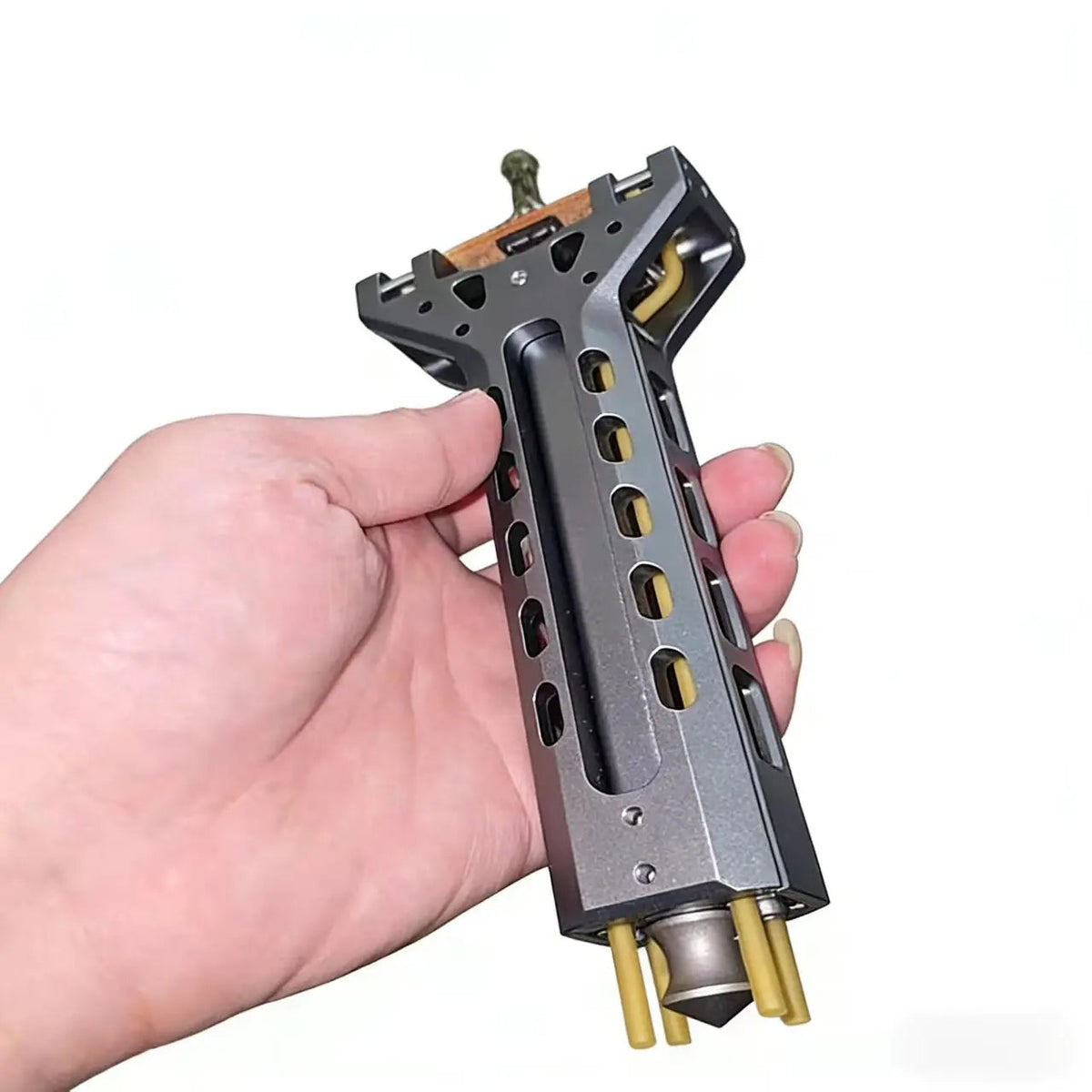 Auto Reload Alloy Slingshot (100 Steel Balls)