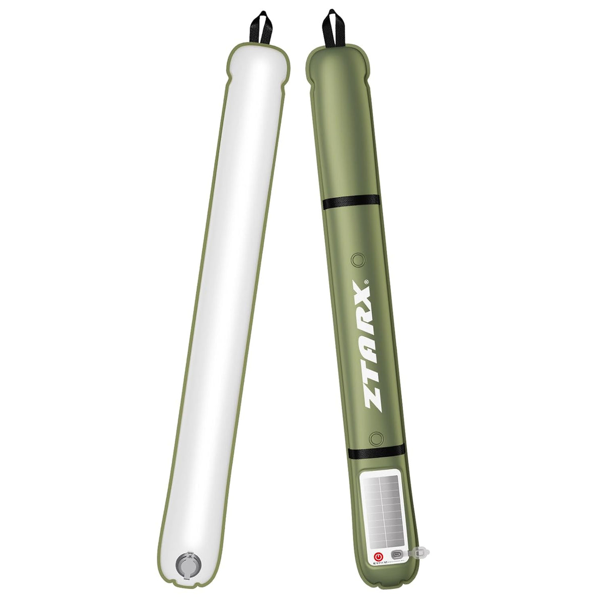 Rechargeable Camping Light Bar, IP66 Waterproof LED Tube, TPU Ultralight Electric Light, 2000mAh Foldable Inflatable Outdoor Tent Light for...