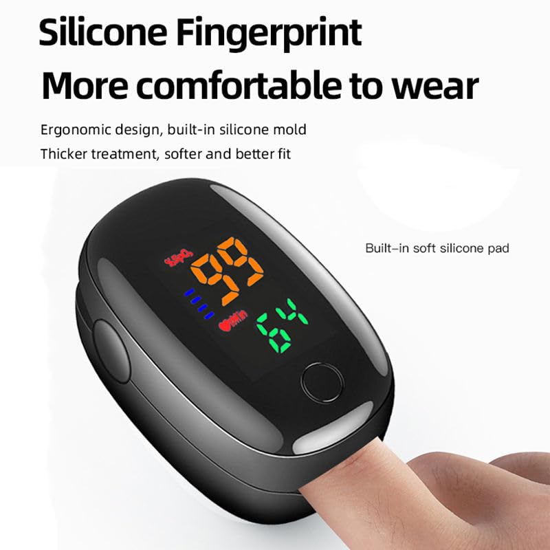 Finger Tip Pulse Oximeter with LED Display