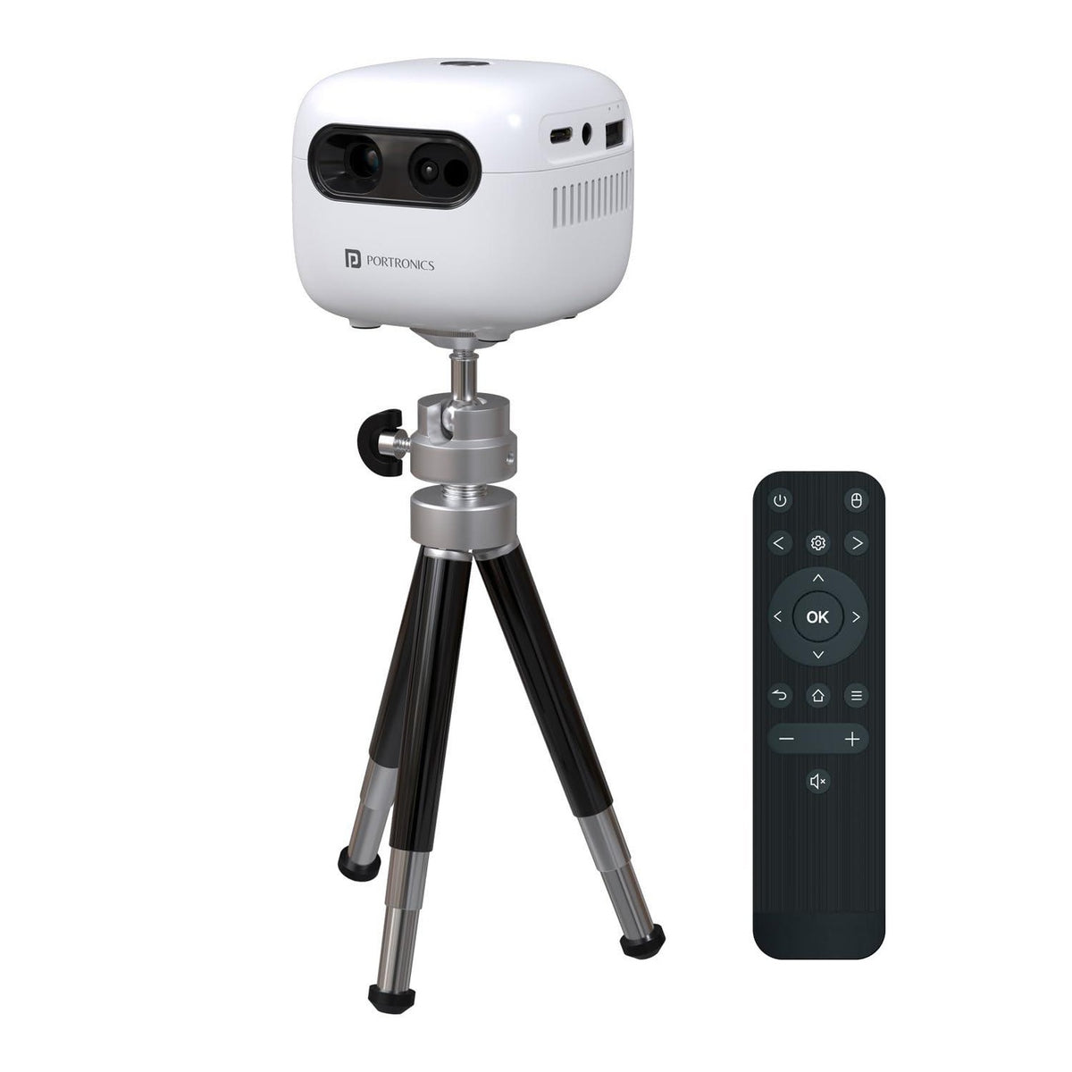 Pico 14 Rechargeables DLP Mini Projector| 720p Full HD | 1600 Lumens | Upto 100" Display | Auto Keystone & Focus | Wi-Fi/Bluetooth