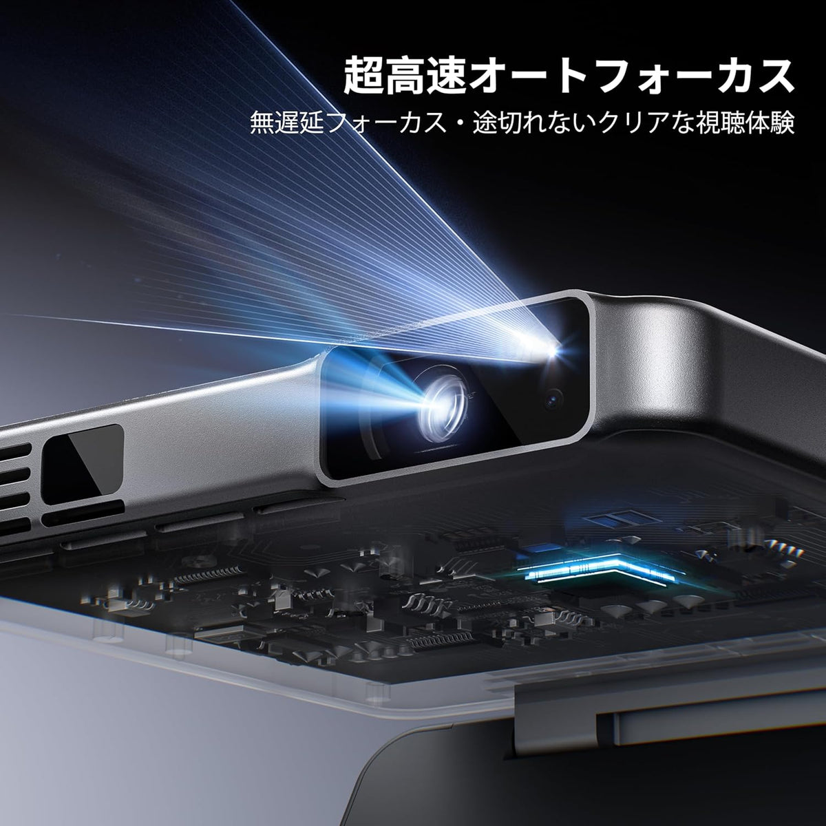 Portable Pocket ZIPs Projector, Ultra Lightweight 9.8 oz 280 g, Compact Short Focus, Trifold, DLP, 720P,, 1080P, Autofocus, Auto Keystone Correction, Mirroring
