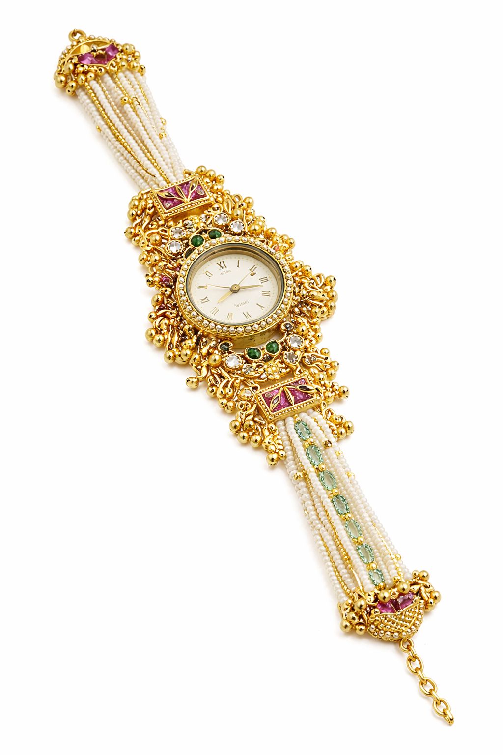 Kashmiri Pearl Bracelet Watch for Women – (BUY 1 GET 1 FREE )
