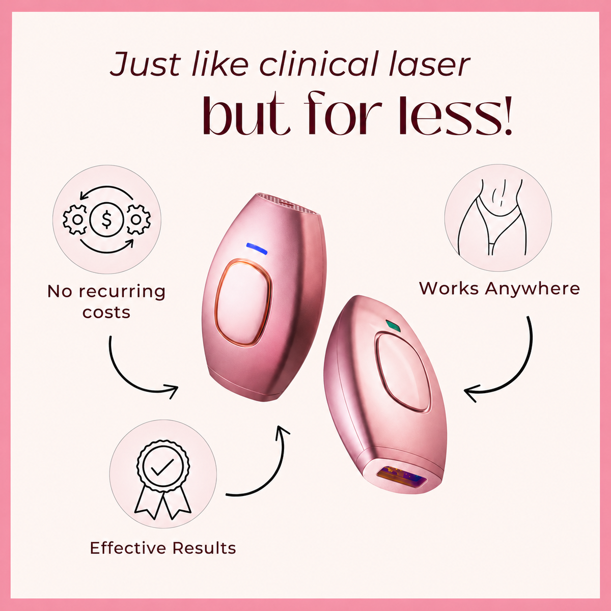 DEJI ADVANCED IPL HAIR REMOVAL DEVICE – SALON SMOOTH SKIN AT HOME