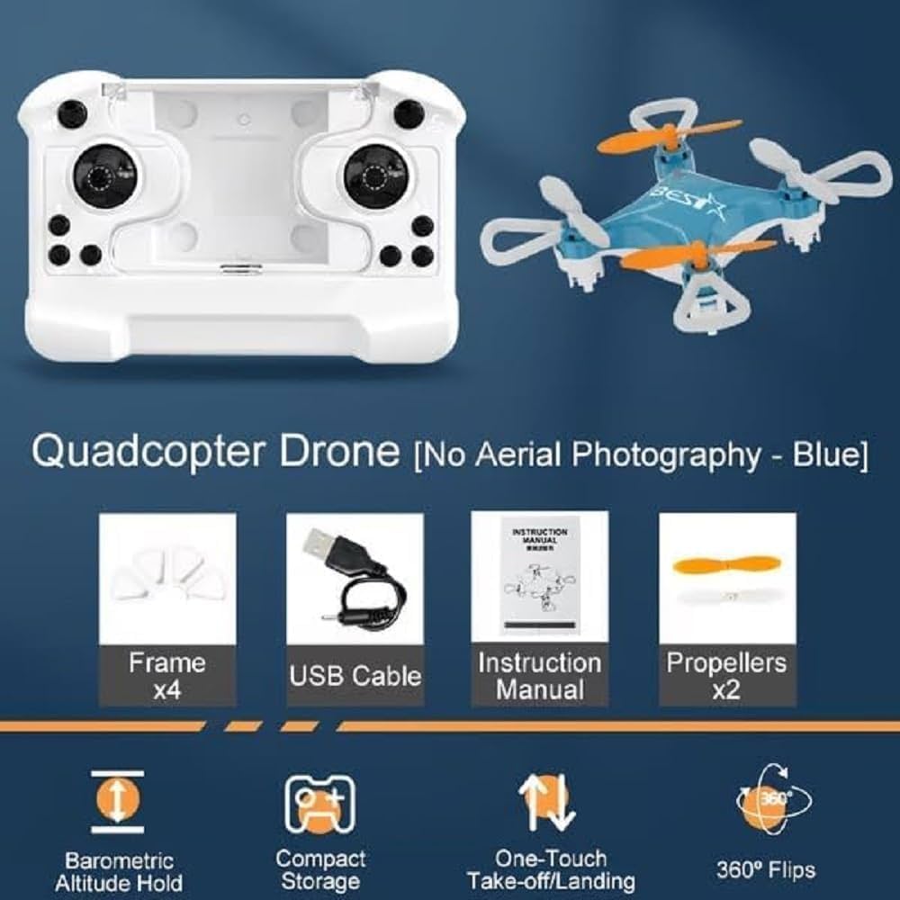Mini Drone | Easy Stunt Flights with 360° Flips