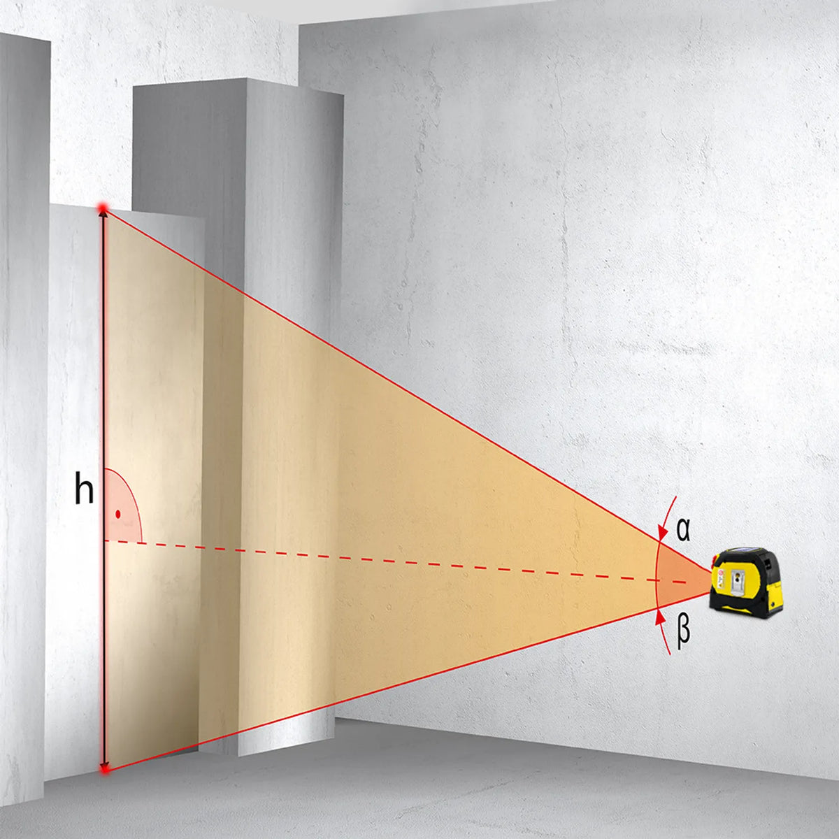 3 in 1 Laser Measuring Tape ( BUY 1 GET 1 FREE )