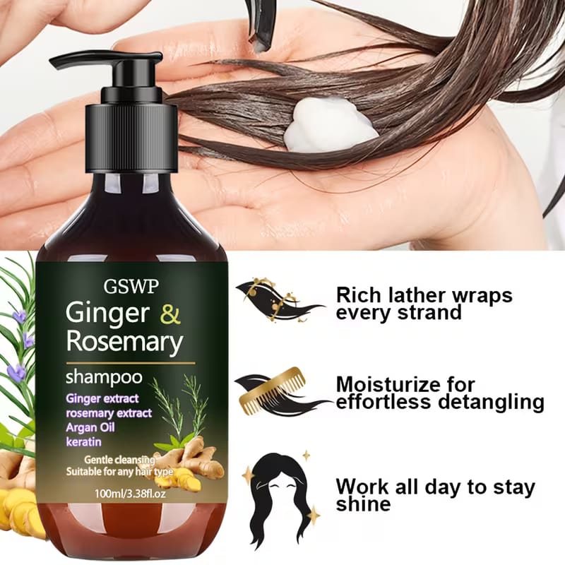 RoseMingle Ginger Repair Shampoo