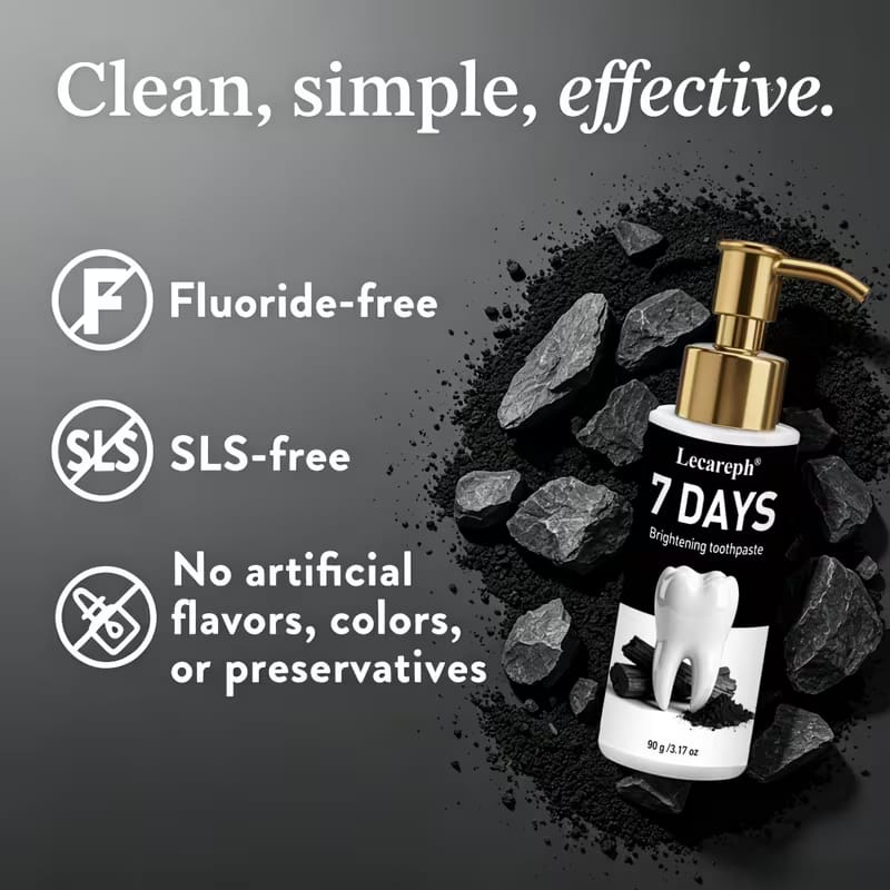 Lecareph DeepClean Charcoal Toothpaste