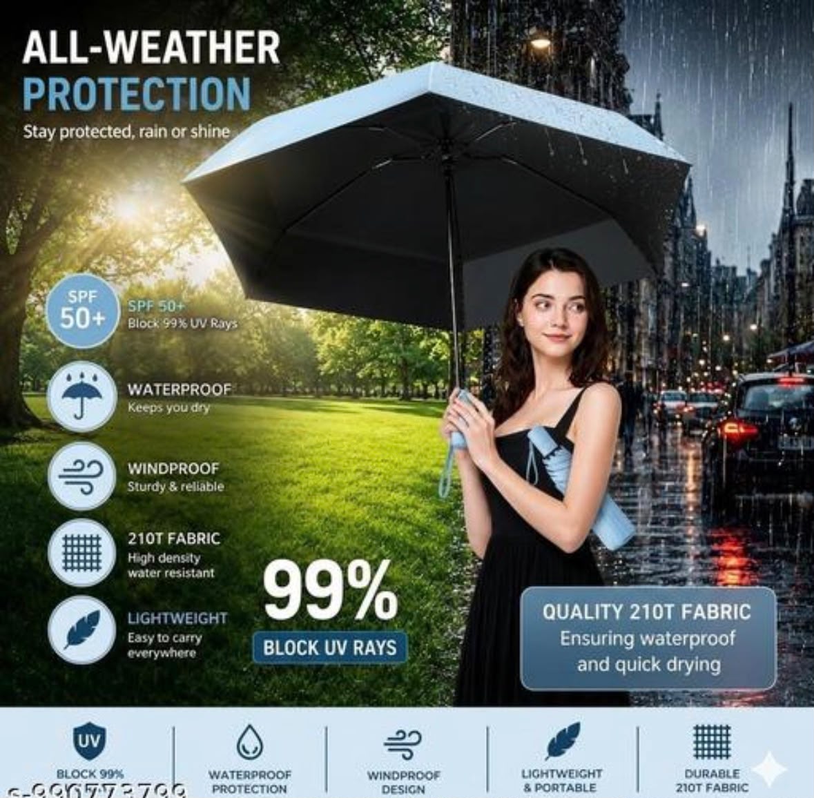 Portable Umbrella (Pack of 2)