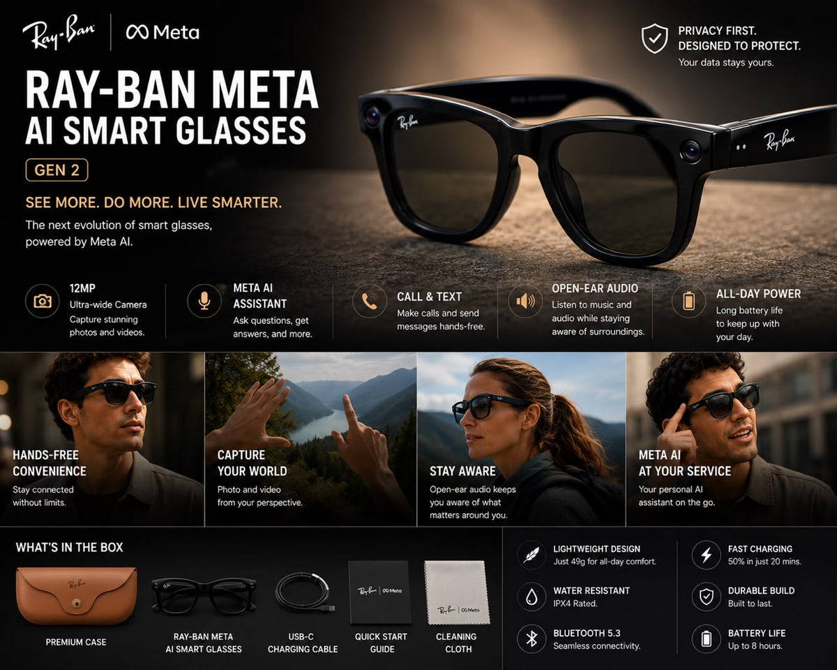 Meta AI Smart Glasses (Gen 2)