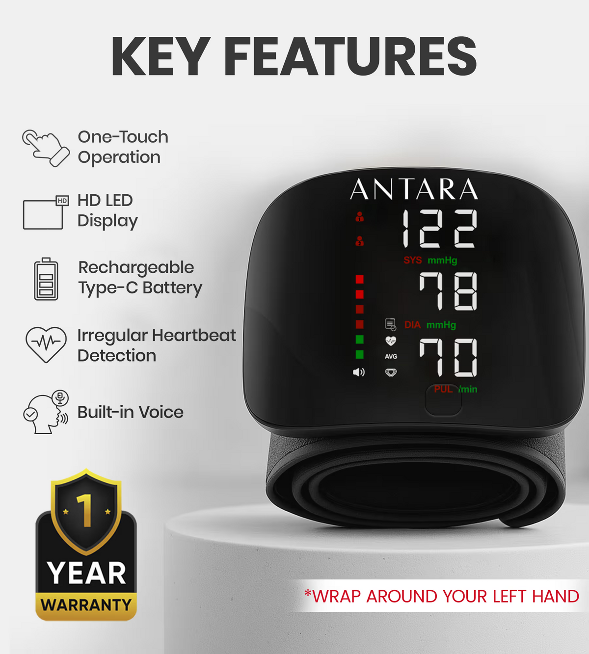 Wrist BP Monitor