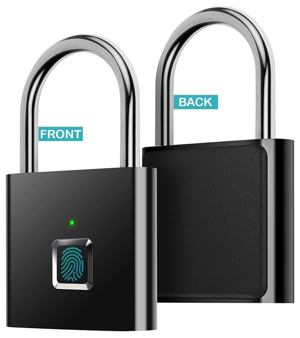 Smart Lock Fingerprint Biometric Padlock | Keyless&Password-Free Access