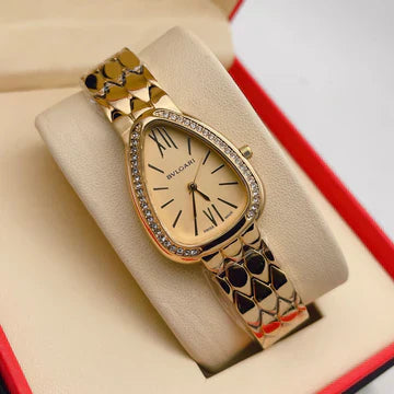 Bvlgari Branded Analog Watch With Gold 1st Copy
