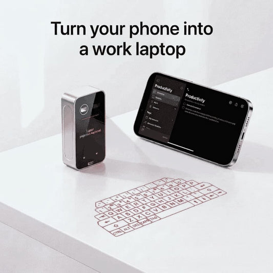 Laser Projection Keyboard with Mouse Controls